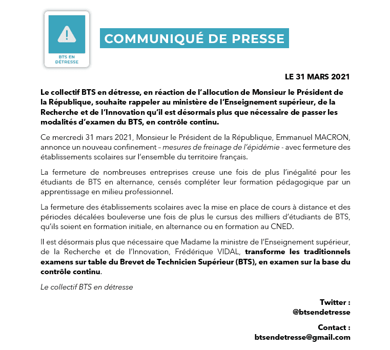 BTS Crisis — Communication de crise
