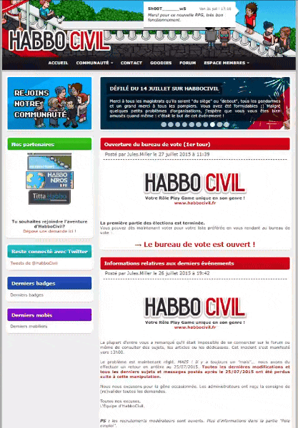 HabboCivil — Projet Fondateur & RPG Servers — 2